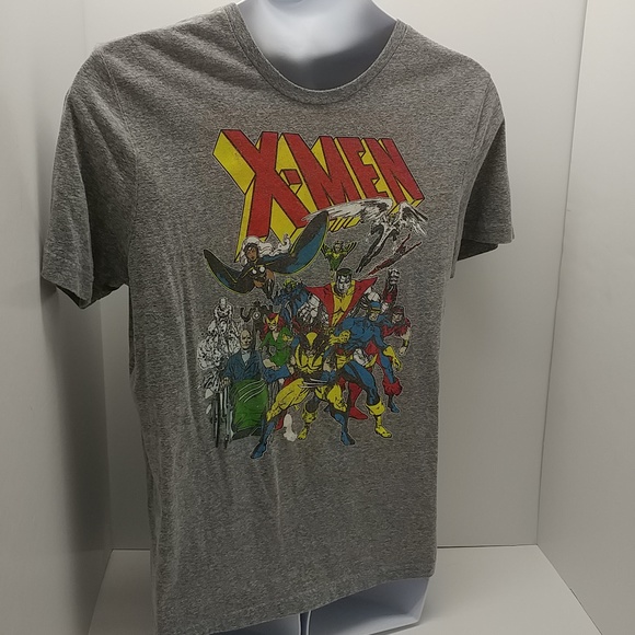 Marvel men's short sleeve X-Men t-shirt large gray graphic - Picture 2 of 12